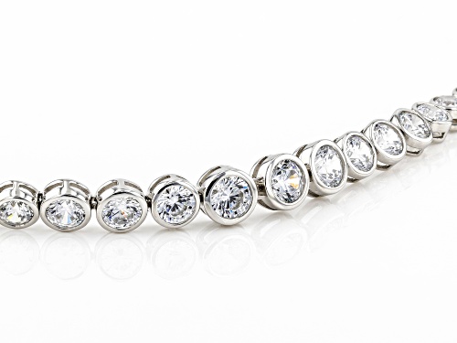 Bella Luce ® 17.30ctw Rhodium Over Sterling Silver Tennis Bracelet (10.14ctw DEW) - Size 8
