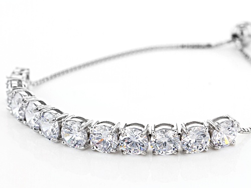 Bella Luce® 15.90ctw White Diamond Simulant Rhodium Over Sterling Silver Bracelet (9.24ctw DEW)