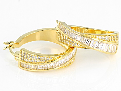 Bella Luce® 3.03ctw White Diamond Simulant Eterno™ Yellow Earrings (1.35ctw DEW)