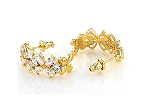 Bella Luce ® 11.92ctw White Diamond Simulants Eterno™ Yellow Earrings (5.02ctw DEW)