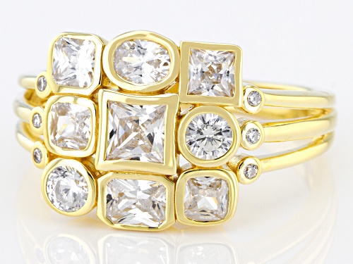 Bella Luce ® 3.04ctw White Diamond Simulant Eterno™ Yellow Ring - Size 8