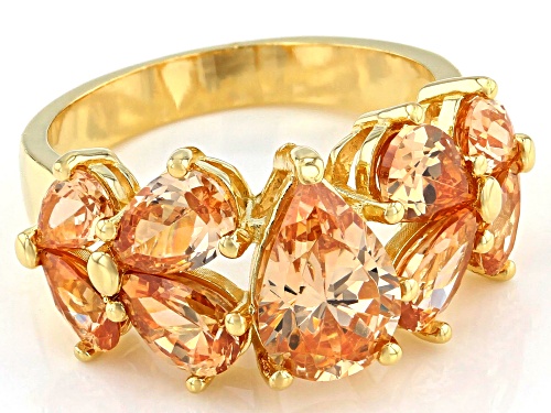 Bella Luce ® 5.98ctw Champagne Diamond Simulant Eterno™ Yellow Ring (3.89ctw DEW) - Size 10