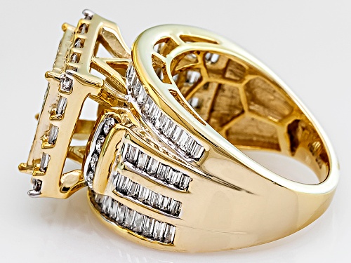 Bella Luce ® 6.47ctw Diamond Simulant Eterno ™ Yellow Ring (5.79ctw Dew) - Size 5