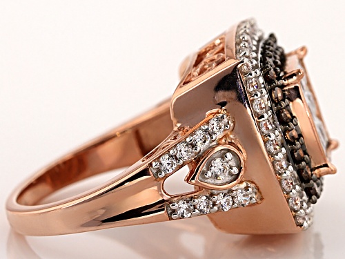 Bella Luce ® 3.52ctw White & Mocha Diamond Simulant Eterno ™ Rose Ring (1.91ctw Dew) - Size 7