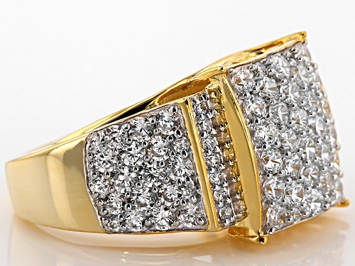 Bella Luce ® 3.95ctw Diamond Simulant Round Eterno ™ Yellow Ring (1.88ctw Dew) - Size 11