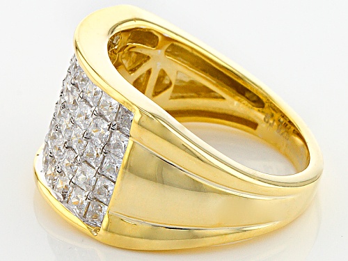 Bella Luce ® 2.62ctw Diamond Simulant Princess Cut Eterno ™ Yellow  Ring (1.35ctw Dew) - Size 5