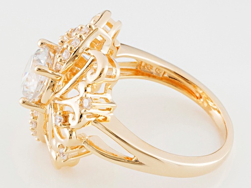 Bella Luce ® 2.63ctw White Diamond Simulant Eterno ™ Yellow Ring (1.58ctw Dew) - Size 7