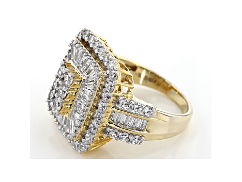 Bella Luce ® 5.90ctw Diamond Simulant Round Eterno ™ Yellow Ring (3.06ctw Dew) - Size 5