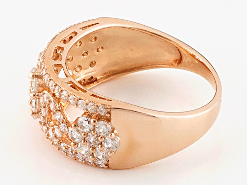 Bella Luce ® 2.18ctw Diamond Simulant Eterno ™ Rose Flower/Heart Ring (.92ctw Dew) - Size 5