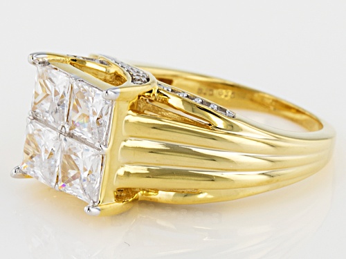 Bella Luce ® 3.96ctw White Diamond Simulant Eterno ™ Yellow Ring (2.54ctw Dew) - Size 9