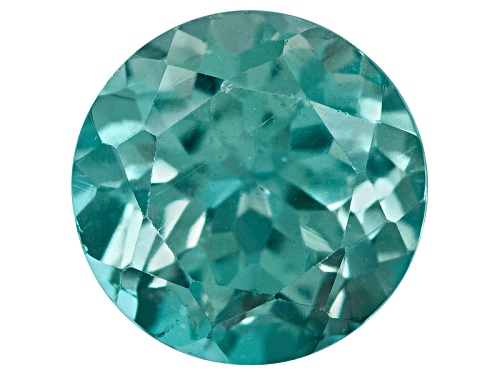 Paraiba Color Apatite Set Of Two Avg 1.50ctw 6mm Round