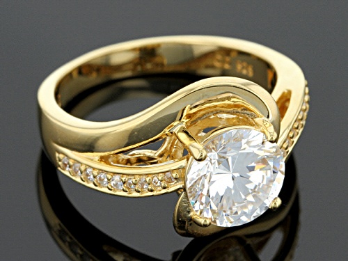 Bella Luce® Dillenium Cut 3.36ctw Diamond Simulant Eterno ™ Yellow Ring (2.18ctw Dew) - Size 10