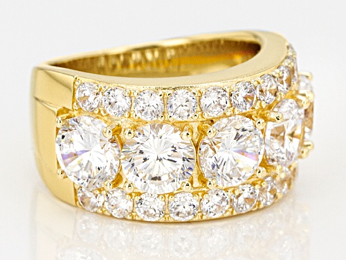 Bella Luce®Dillenium Cut 9.00ctw White Diamond Simulant Eterno™Yellow Ring - Size 11