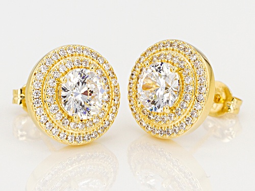 Bella Luce ® Dillenium 4.05CTW Diamond Simulant Eterno ™ Yellow Earrings