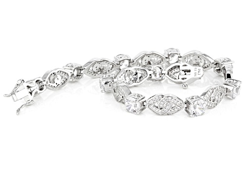 Bella Luce ® 16.00ctw Rhodium Over Sterling Silver Bracelet (9.00ctw DEW) - Size 8