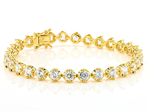 Bella Luce®11.61ctw Dillenium Cut White Diamond Simulant Eterno™Yellow Tennis Bracelet (7.03ctw DEW) - Size 7.25