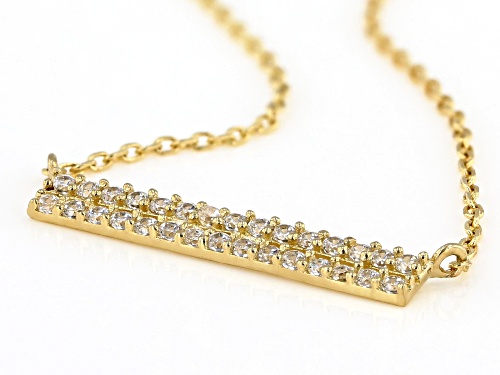 Bella Luce ® .27ctw 10k Yellow Gold Necklace (.15ctw Dew) - Size 18