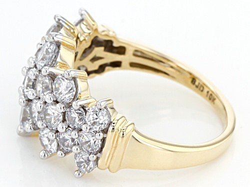 Bella Luce ® 4.05ctw Diamond Simulant 10k Yellow Gold Ring (2.21ctw Dew) - Size 11