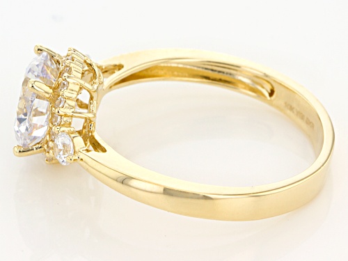 Bella Luce ® 3.24ctw 10k Yellow Gold Ring (1.89ctw Dew) - Size 12
