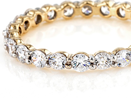 Bella Luce ® 2.31ctw White Diamond Simulant 10k Yellow Gold Ring (1.32ctw Dew) - Size 5