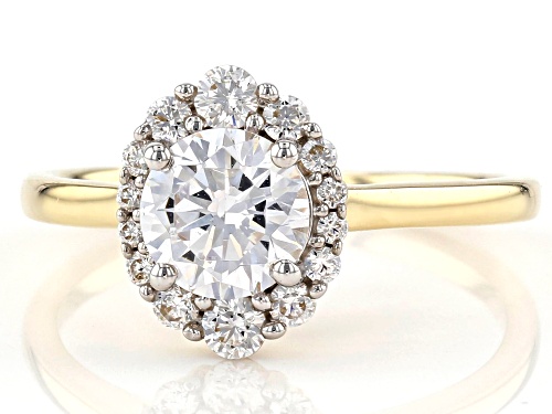 Bella Luce ® 2.48ctw White Diamond Simulant 10K Yellow Gold Ring (1.31ctw DEW) - Size 8