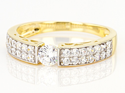 Bella Luce ® 1.26ctw 10k Yellow Gold Ring (0.67ctw DEW) - Size 7