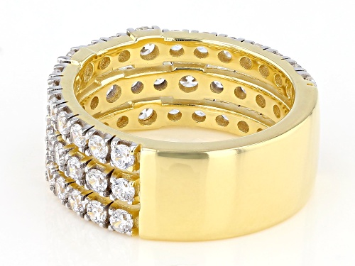 Bella Luce ® 3.70ctw White Diamond Simulant 1K Yellow Gold Ring (1.94ctw DEW) - Size 7