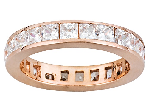 Bella Luce® 5.06ctw 18k Rose Gold Over Sterling Silver Eternity Band Set Of 2 - Size 8