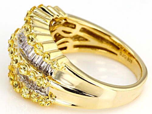 Bella Luce ® 2.92ctw Eterno ™ Yellow Ring With Fancy Yellow Swarovski ® Zirconia - Size 7