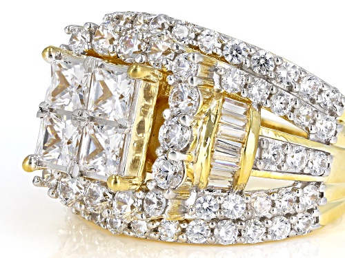 Bella Luce ® 5.90CTW White Diamond Simulant Eterno ™ Yellow Ring - Size 7