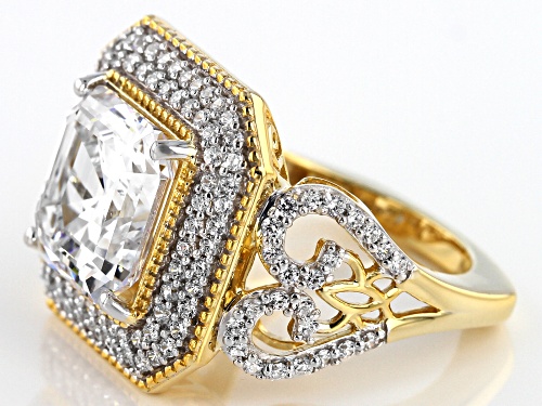 Bella Luce ® 13.52CTW White Diamond Simulant Eterno ™ Yellow Ring - Size 5
