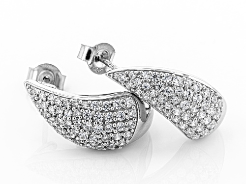 Bella Luce ® 2.25ctw Rhodium Over Sterling Silver Earrings (1.18ctw DEW)