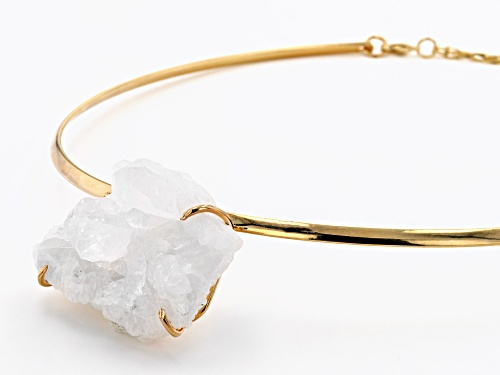 Artisan Collection Of Brazil™ Crystal Quartz 18K Yellow Gold Over Brass Interchangeable Necklace - Size 16