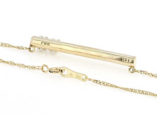 0.24ctw Vermelho Garnet™ 10K Yellow Gold Necklace - Size 19