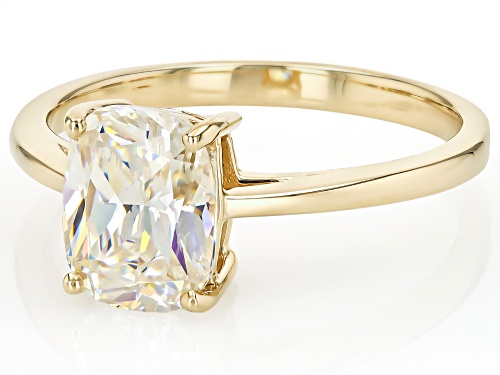 2.88ct Strontium Titanate 10k Yellow Gold Ring - Size 11