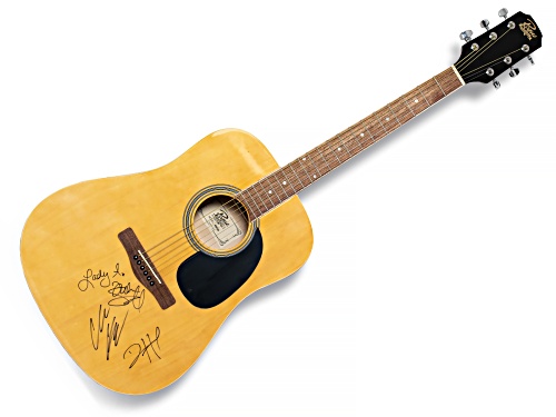 Back The Beat: Autographed Lady A Guitar