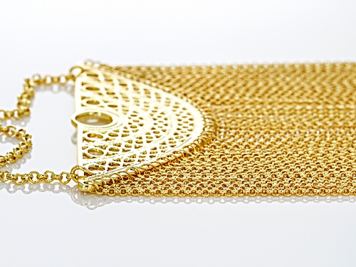Artisan Collection Of Colombia™ 18k Yellow Gold Over Bronze Statement Tassel Necklace - Size 30