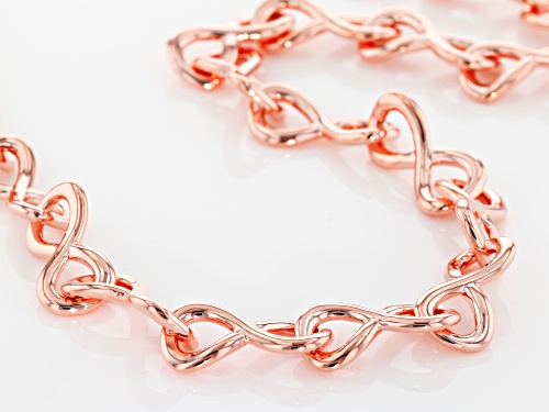 Timna Jewelry Collection™  Copper Infinity Knot Chain Necklace - Size 18