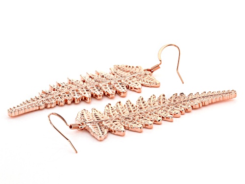 Timna Jewelry Collection™ Copper Leaf Dangle Earrings