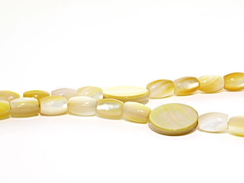 Golden South Sea Mother-Of-Pearl 28 Inch Endless Strand Necklace - Size 28