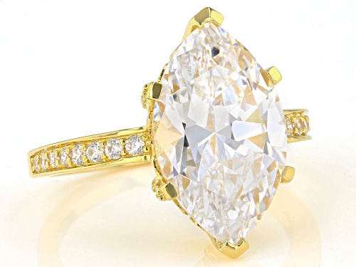 Charles Winston For Bella Luce® 8.80ctw White Diamond Simulant Eterno™ Yellow Ring (4.32ctw DEW) - Size 12