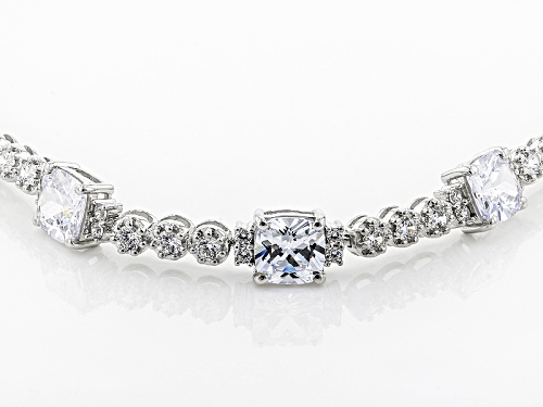 Charles Winston For Bella Luce ® 32.63ctw Diamond Simulant Rhodium Over Silver Bracelet - Size 7.5