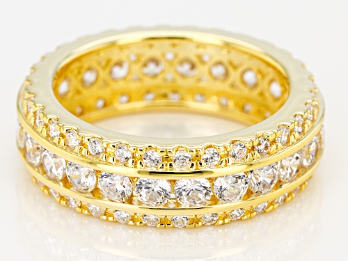 Charles Winston For Bella Luce ® 3.61CTW Diamond Simulant Eterno ™ Yellow Ring (2.29CTW DEW) - Size 9