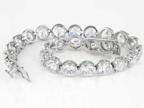 Charles Winston for Bella Luce ® 30.18ctw Rhodium Over Sterling Silver Bracelet (19.32ctw DEW) - Size 8