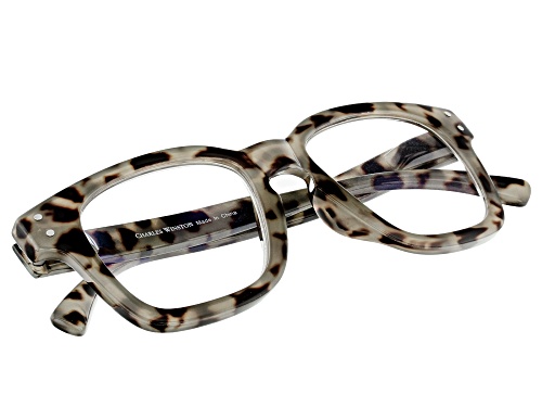 Charles Winston For Bella Luce ® White Diamond Simulant Reading Glasses Strength 2.0