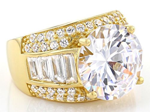 Charles Winston for Bella Luce® 11.69ctw White Diamond Simulants Eterno® Yellow Ring (7.79ctw DEW) - Size 8