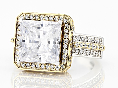 Charles Winston For Bella Luce® Diamond Simulant Rhodium Over Silver Holiday Ring (5.18ctw DEW) - Size 9