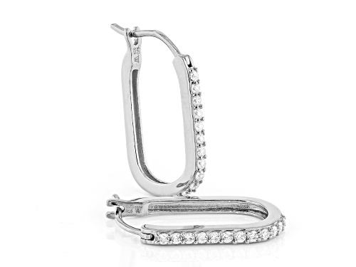 Charles Winston For Bella Luce® 0.54ctw Diamond Simulant Rhodium Over Silver Earrings(0.32ctw DEW)