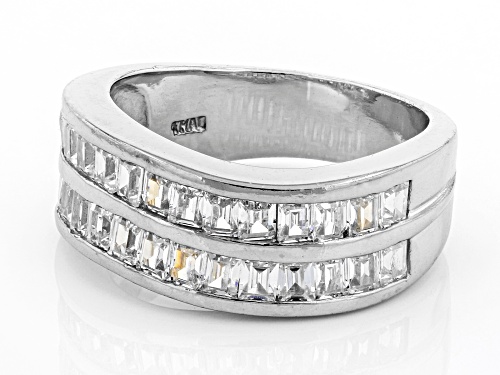 Bella Luce ® 2.70ctw Rhodium Over Sterling Silver Ring - Size 7