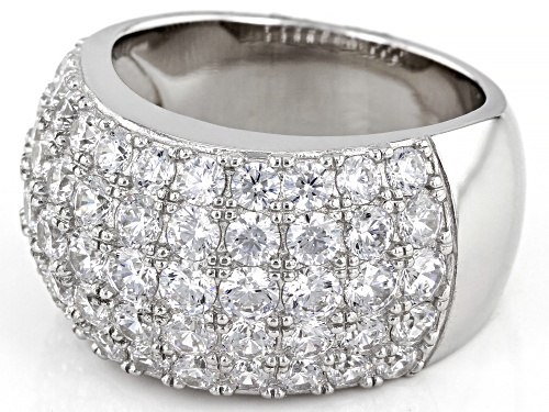 Bella Luce ® 5.64ctw Platinum Over Sterling Silver Ring - Size 5